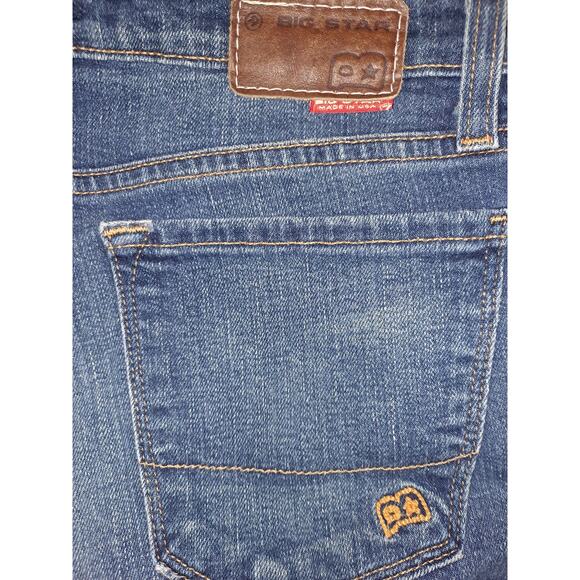 Big Star Boot Cut Slightly Distressed Denim Jeans Size 30R - Picture 7 of 7